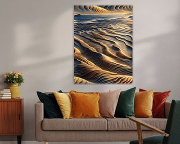 Fluisteringen van het stuifzand van Artistic