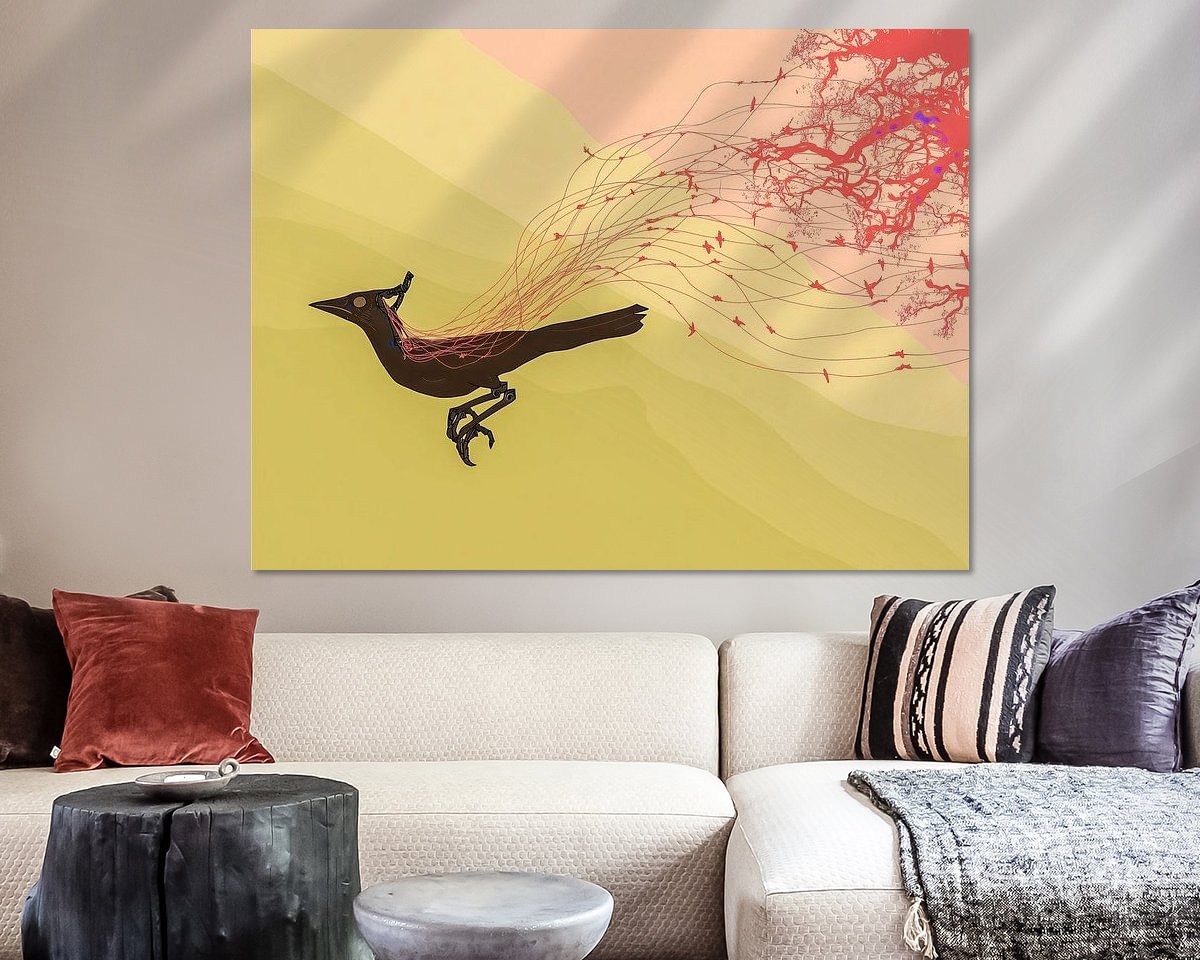 Example of the artwork in a room