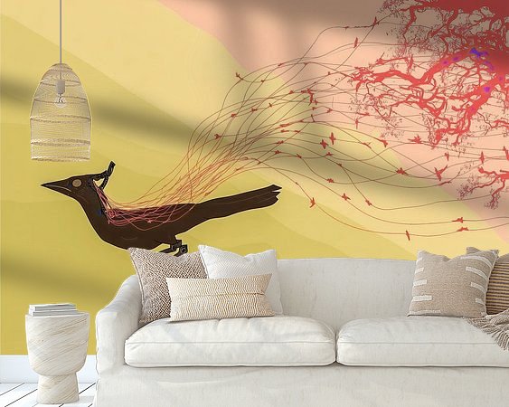 Example of the artwork in a room