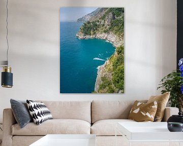 Amalfikust tussen Amalfi en Positano