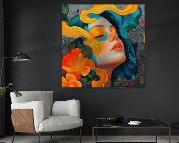Fleurs de visage