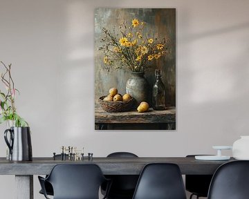 Rustic Flower Still Life by Art Whims