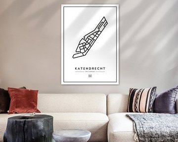 Katendrecht - Rotterdam van Muurmap - Jouw Favorite stad of wijk aan de muur