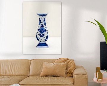 Delfs Blauw vaas 1 van Cobi de Jong