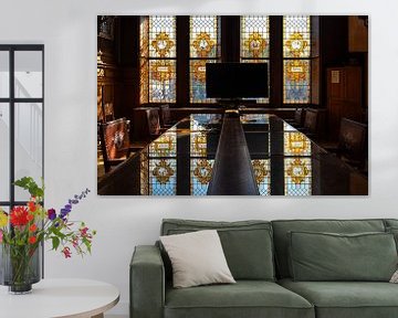 Glas in lood decoratie van Werner Lerooy