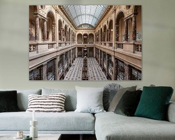 Lokettenzaal gemeentehuis schaarbeek van Werner Lerooy