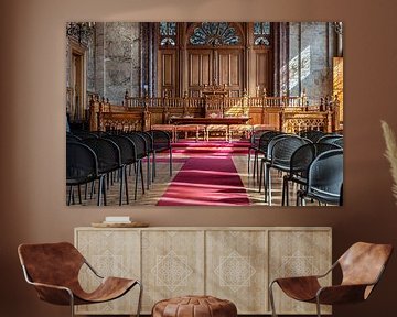 Trouwzaal gemeentehuis Schaarbeek van Werner Lerooy