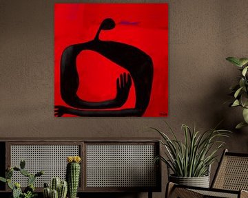 Abstracte figuur van Martin Groenhout