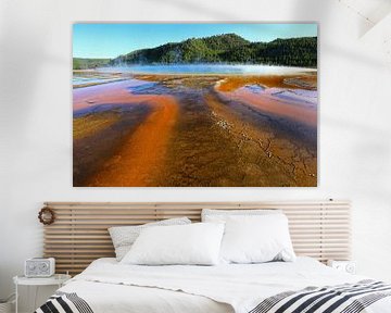 Grand Prismatic Spring in Yellowstone van Antwan Janssen