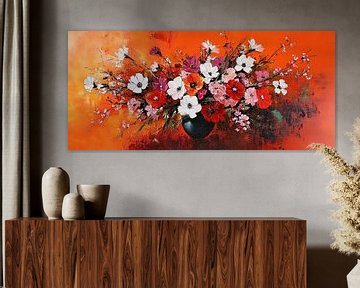 Schilderij bloem van ARTEO Schilderijen