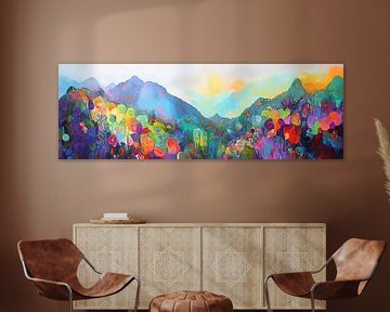 Guatemala Abstract van Abstract Schilderij