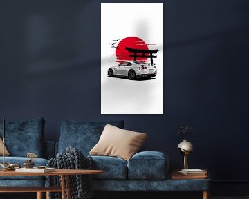 Japanse auto rode maan van Vicky Hanggara