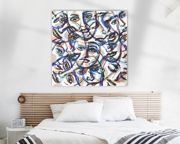 Menigte van ART Eva Maria