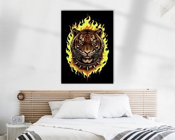 Tiger-Porträt von artisticdesign1903