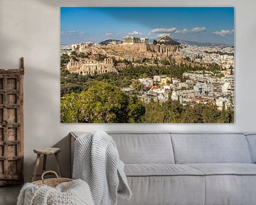 Akropolis Athene van Peter Schickert