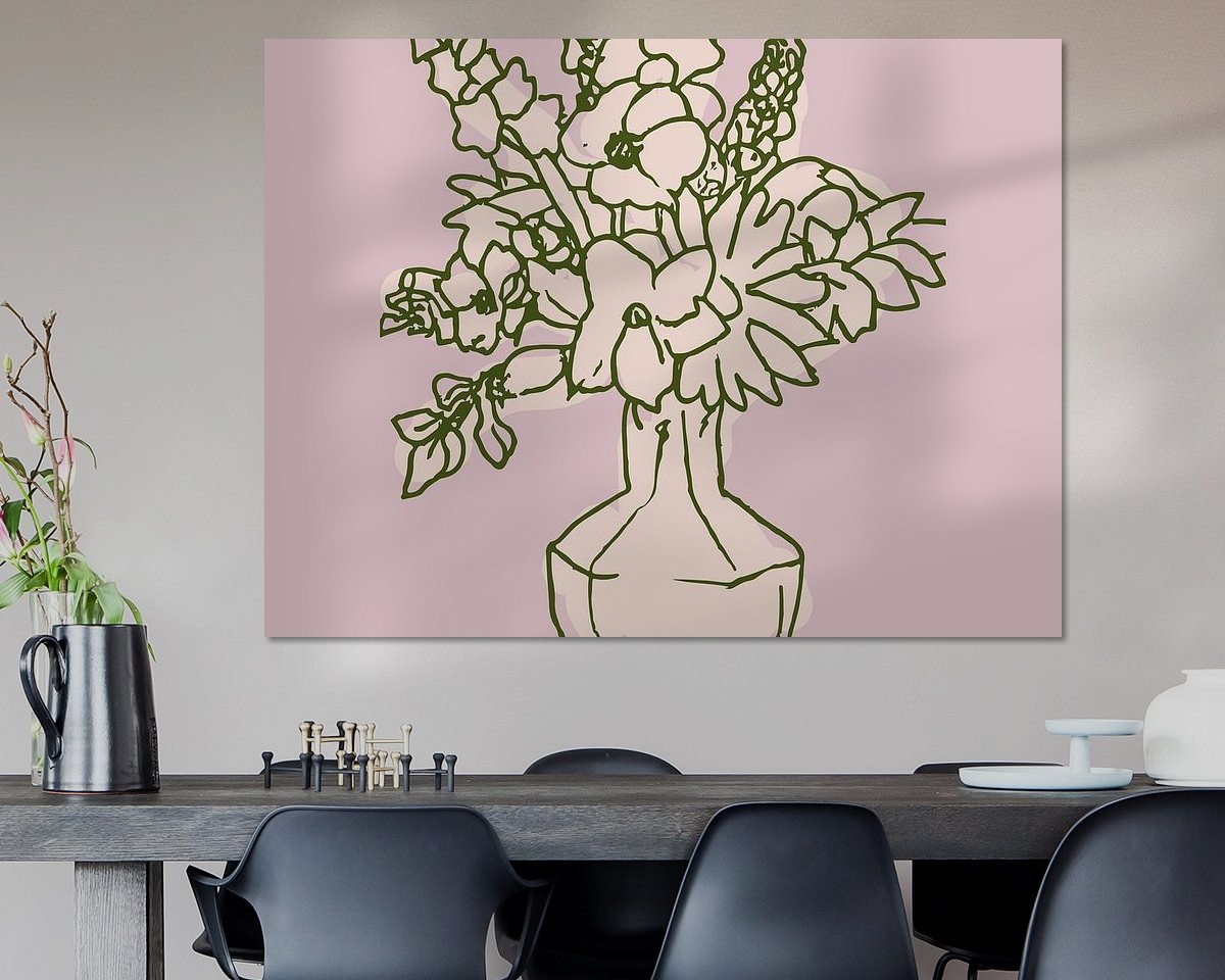Example of the artwork in a room