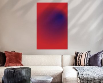 Rood naar blauw verloop van Dina Dankers