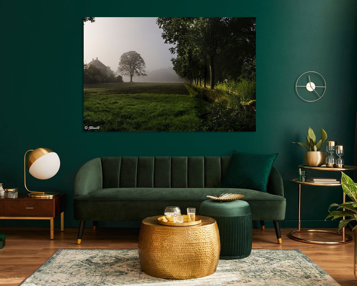 Example of the artwork in a room