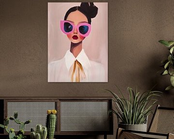 Zij ziet alles door een roze bril van Carla Van Iersel