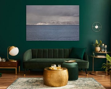 Zicht vanuit Reykjavik op de baai van André Blom Fotografie Utrecht
