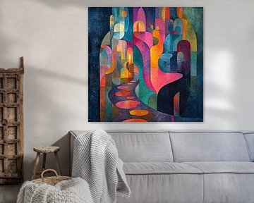 Bosnië-Herzegovina Kunst | Dreamlike Pathway Colors