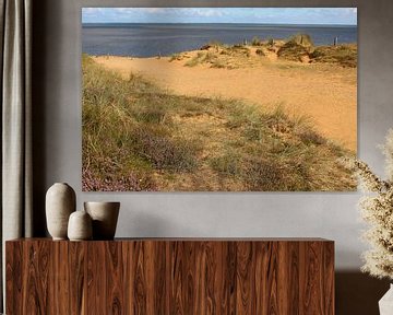 Golden sand at the Morsum cliff on Sylt by Martin Flechsig