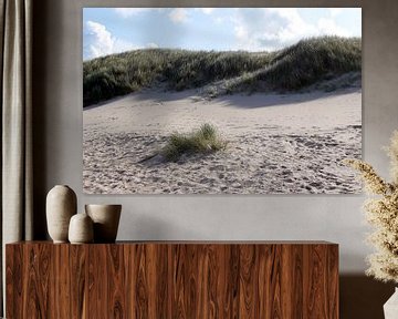 Einsamer Strand ohne Strandkorb auf Sylt