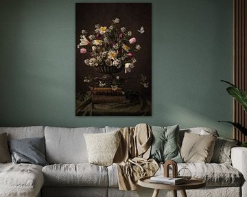 stilleven in bloei van Carolien van Schie