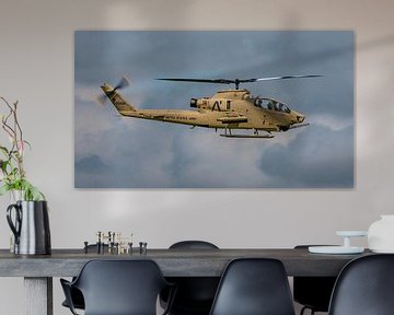 U.S. Army Bell AH-1F Cobra gevechtshelikopter. van Jaap van den Berg