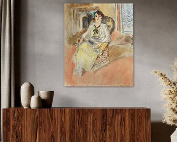 Henri Matisse, Jeune fille assise, robe jaune 