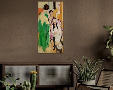 Henri Matisse, Three Sisters with an African Sculpture 
