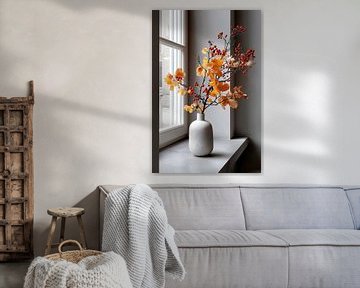 Autumn colors and Cool White by Studio BB