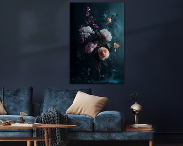 Stilleven met Pioenrozen en Rozen no.7 van Studio BB