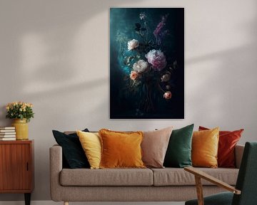 Stilleven met Pioenrozen en Rozen no.9 van Studio BB