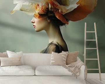 Portrait, Flowers in thoughts no.3 by Studio BB