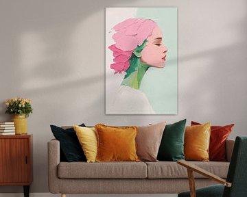Mint & Roze no.5 van Studio BB