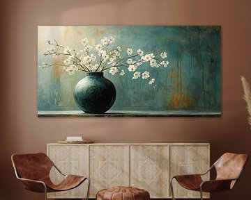Stilleven, Turquoise Stilte no.5 van Studio BB