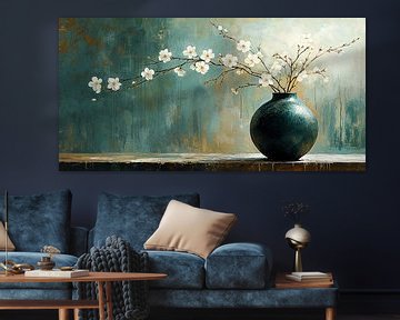 Stilleven, Turquoise Stilte no.7 van Studio BB