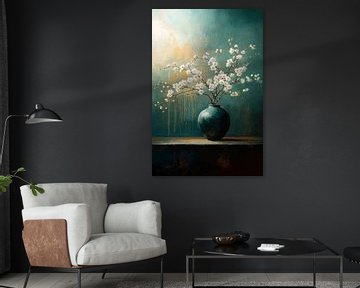 Stilleven, Turquoise Stilte no.9 van Studio BB
