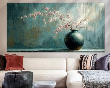 Stilleven, Turquoise Stilte no.10 van Studio BB