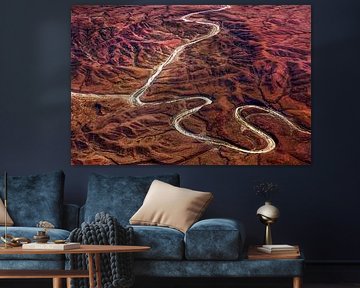 Meandering River through Red Desert Country