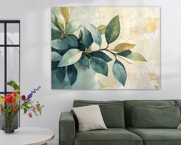 Groen Blad van I ❤ Bloemen