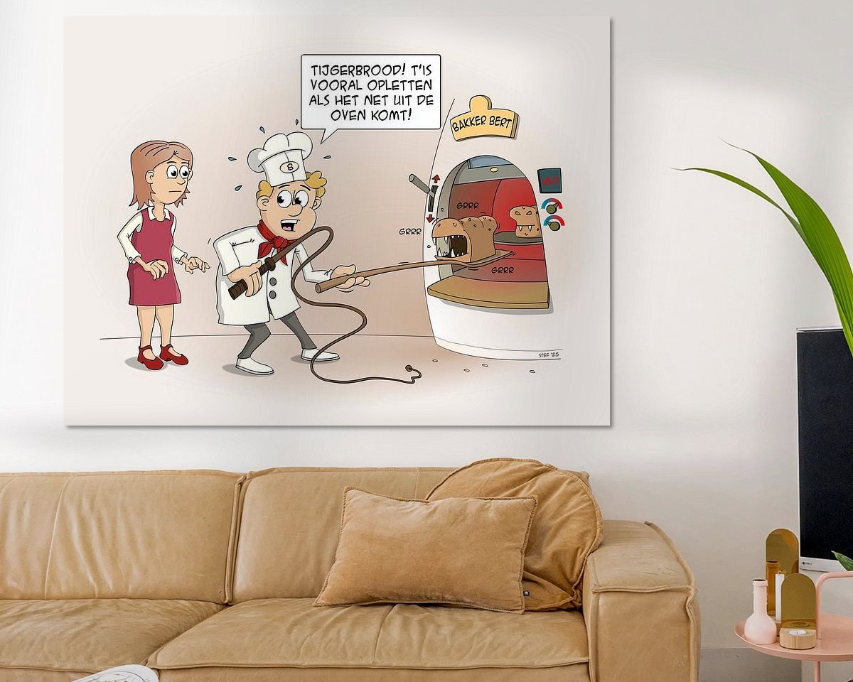 Example of the artwork in a room