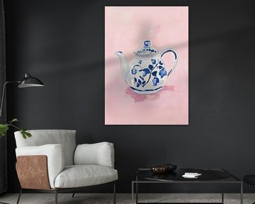 Porseleinen theepot van Niklas Maximilian