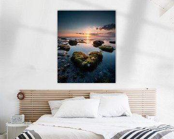 Mer de lumière le soir