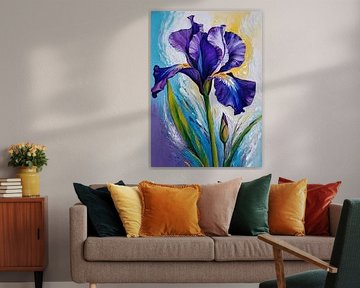 Irisblüte
