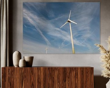 Wind turbines Belgium. by Richard Wareham