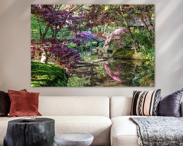 De Japanse Tuin van Landgoed Clingendael. van Jaap van den Berg