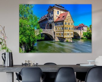Bamberg - Oude stadhuis van Mixed media vector arts