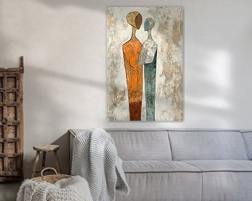 Zen Art | Serene Beige Art by Zen and More